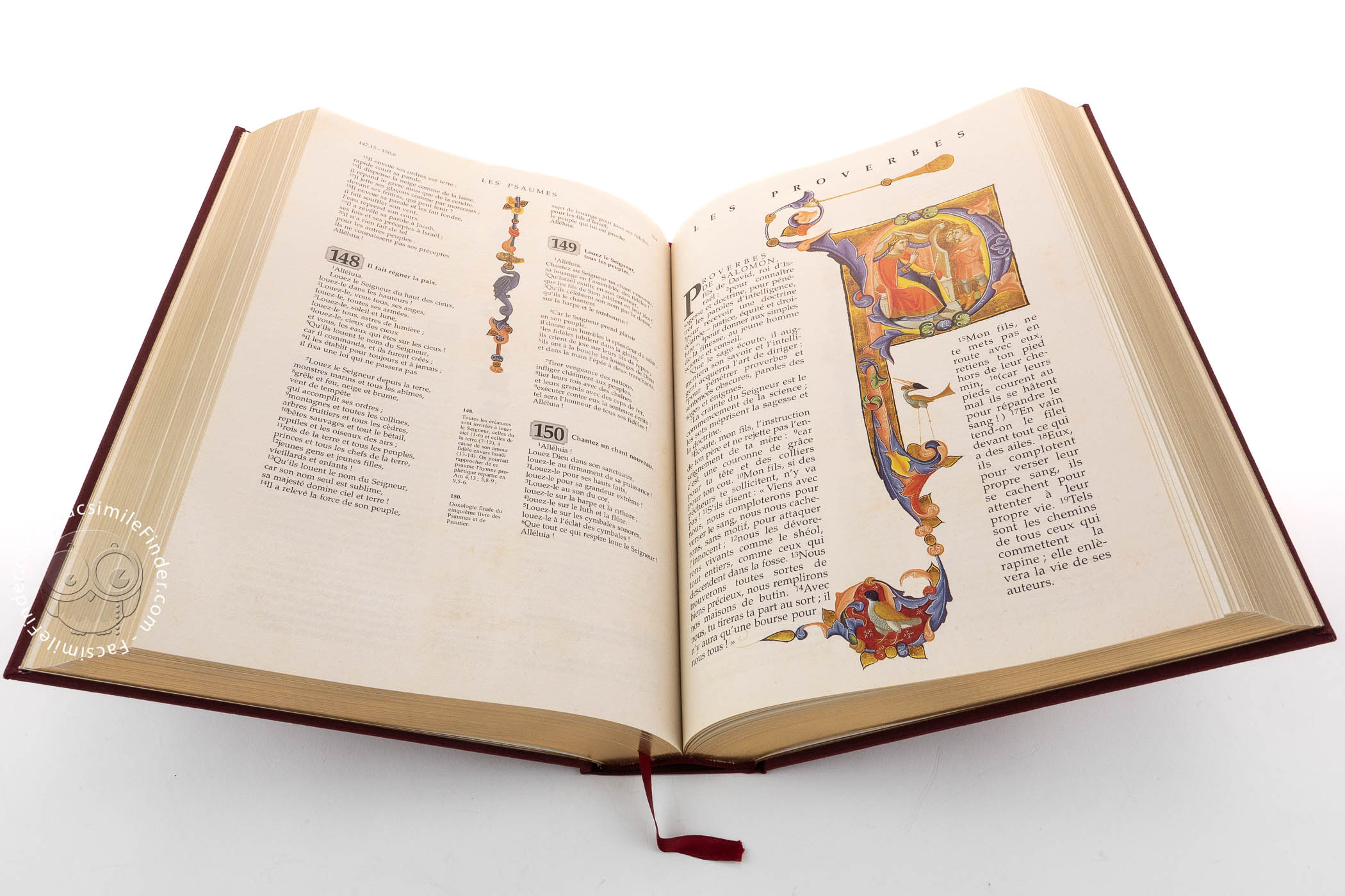 The bible with illuminated miniatures - Image 3