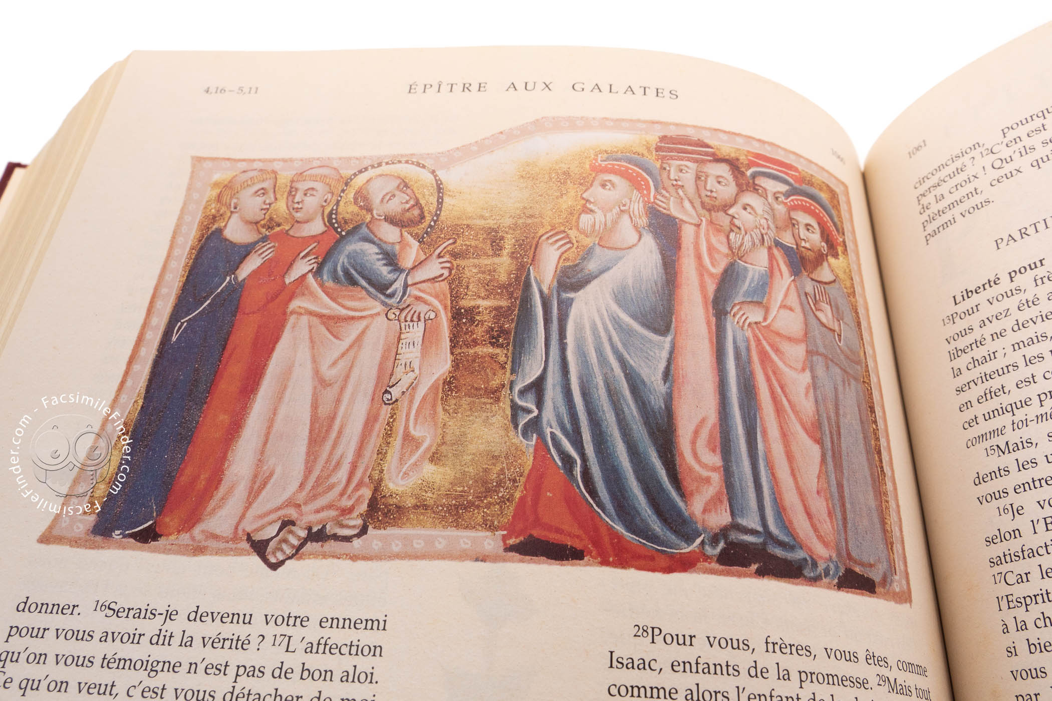 The bible with illuminated miniatures - Image 5