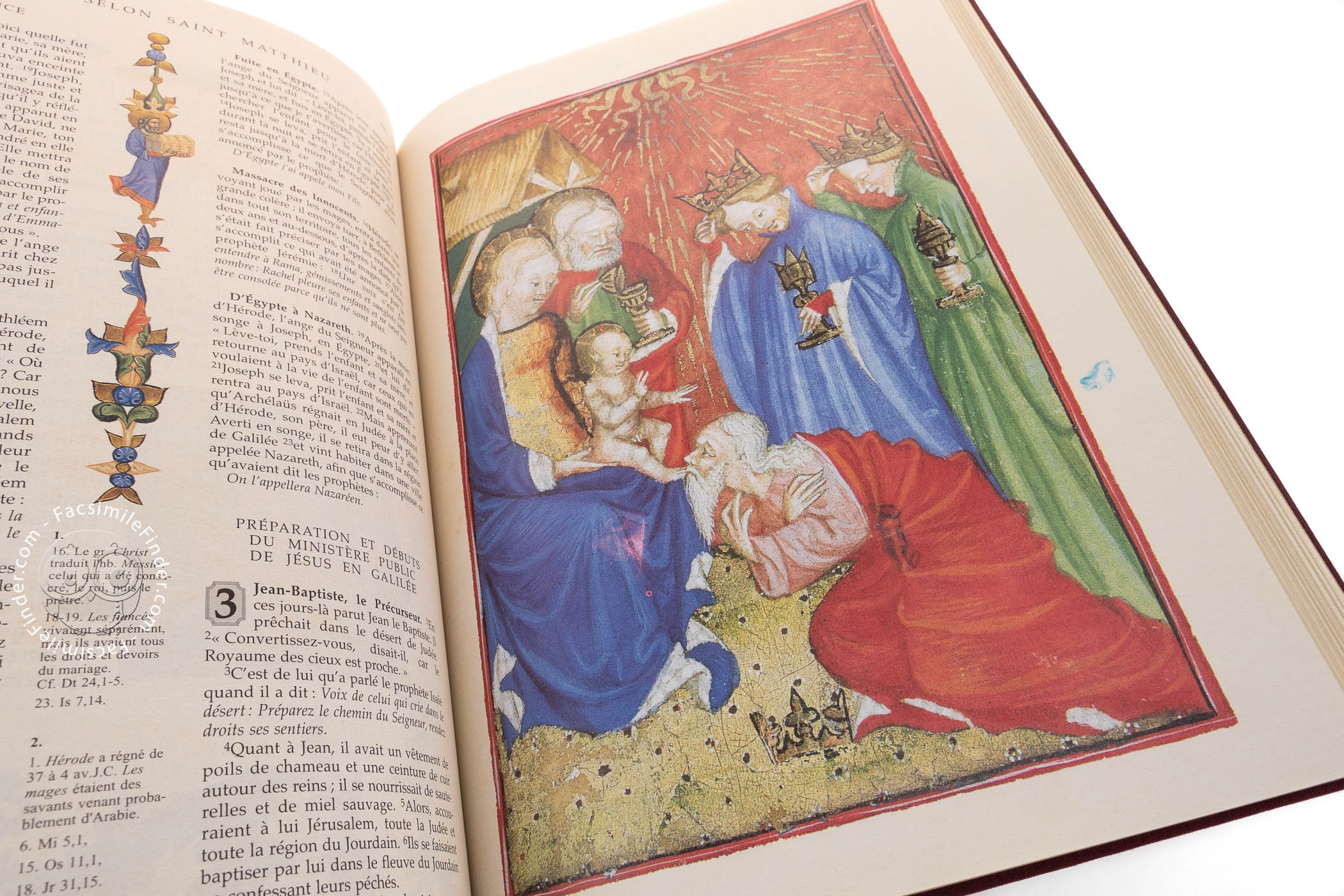 The bible with illuminated miniatures